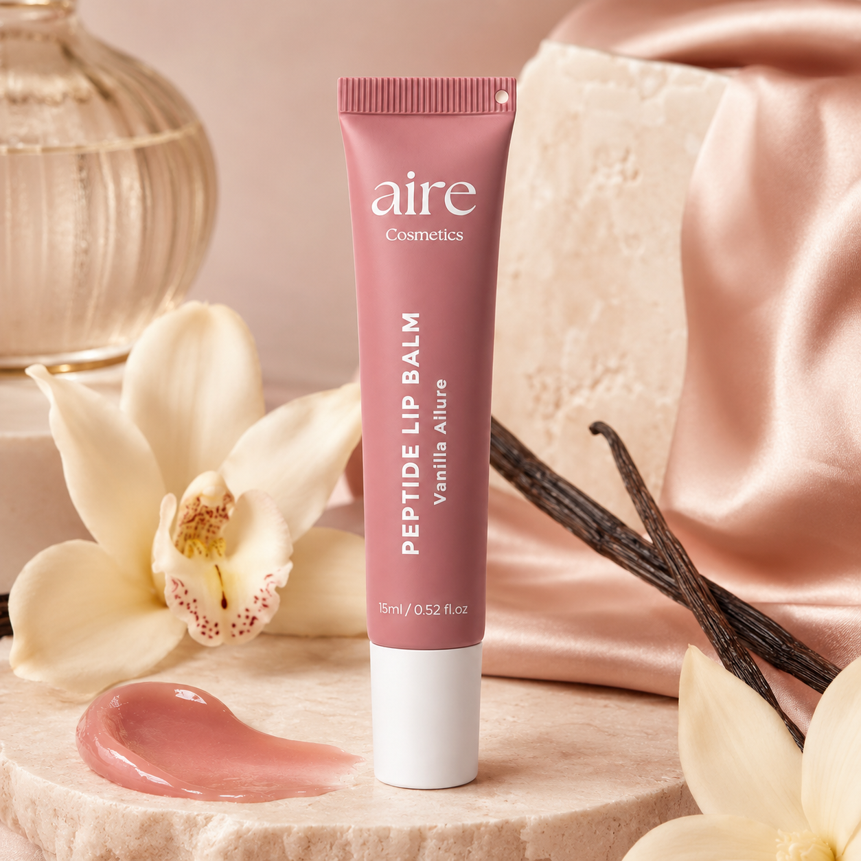 Aire Cosmetics Peptide Lip Balm Vanilla Allure 15ml