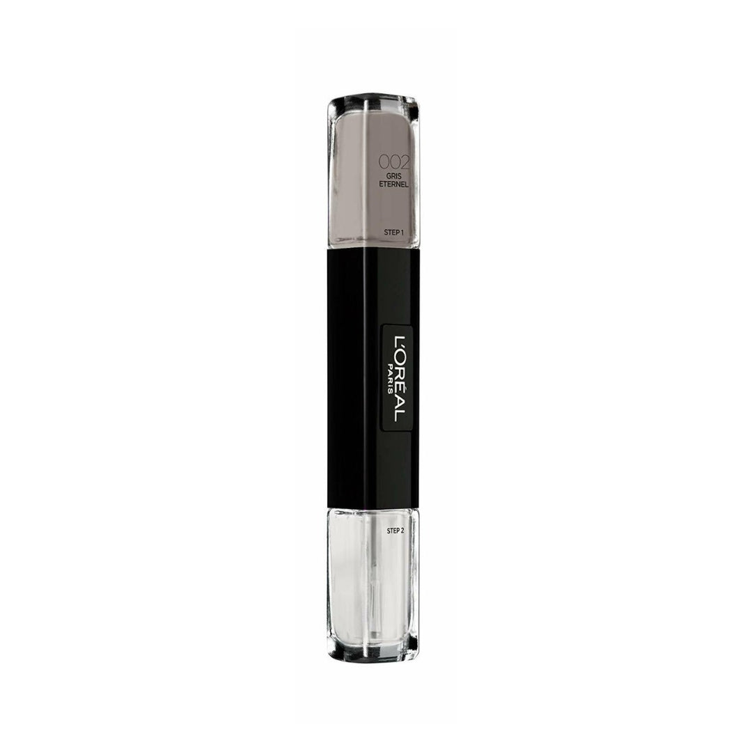 Loreal Paris Infallible 2in1 Duo Nail Polish 002 Gris Eternel