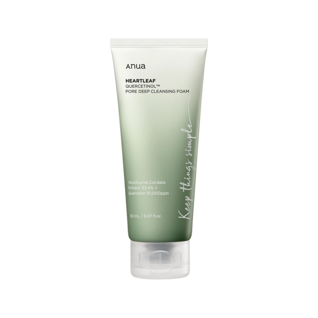 ANUA Heartleaf Quercetional Pore Deep Cleansing Foam 150ml - Makeup lagersalg