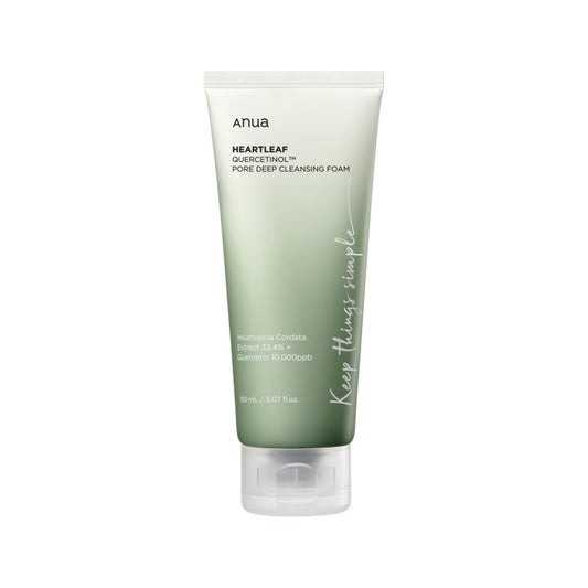 ANUA Heartleaf Quercetional Pore Deep Cleansing Foam 150ml - Makeup lagersalg