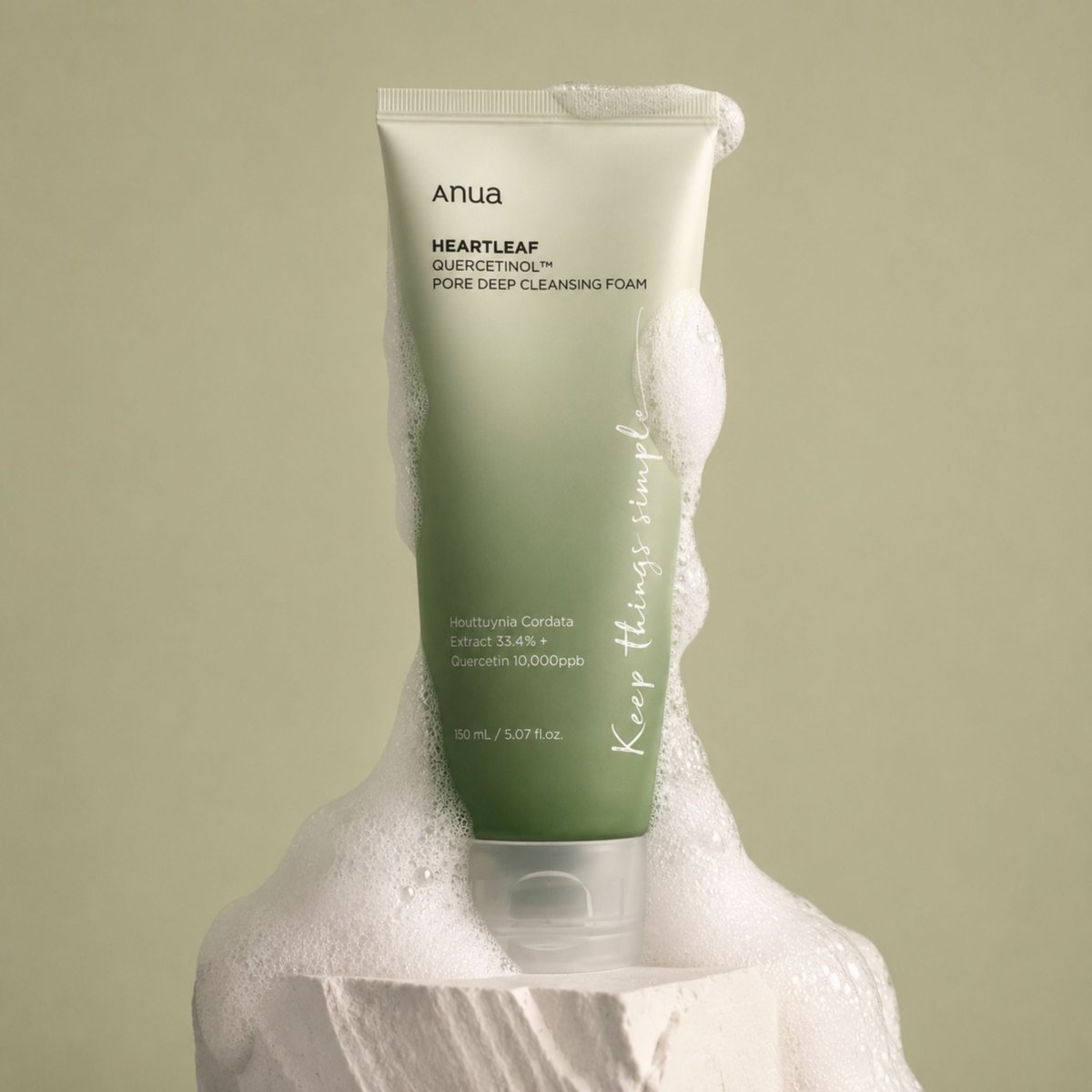 ANUA Heartleaf Quercetional Pore Deep Cleansing Foam 150ml