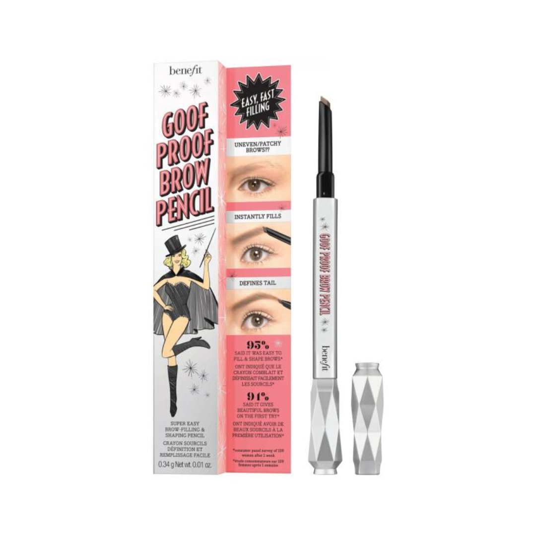 Benefit Goof Proof Brow Pencil - 4 Warm Deep Brown - Makeup lagersalg