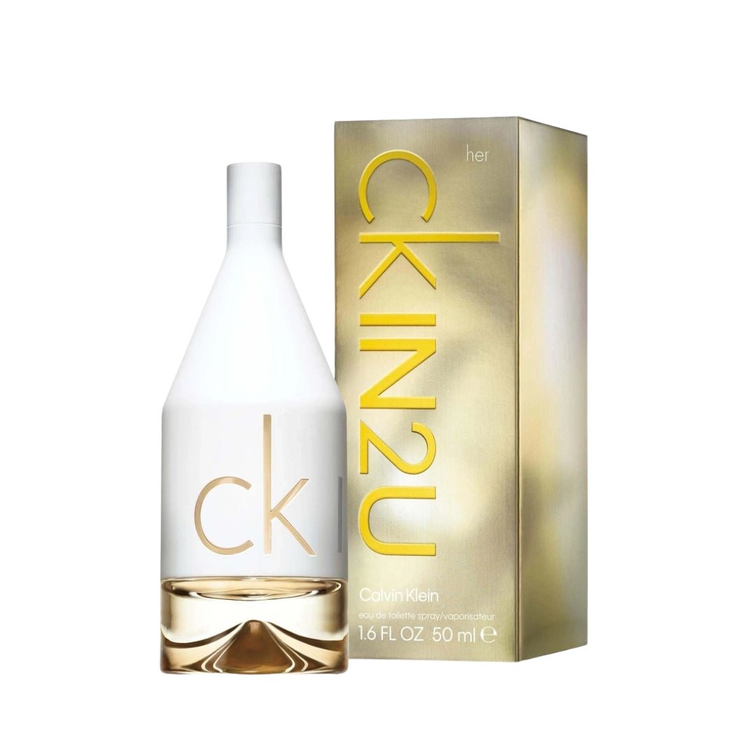CALVIN KLEIN ck IN2U Eau de Toilette for Her Floral - Fruity Women's Fragrance 50ml - Makeup lagersalg