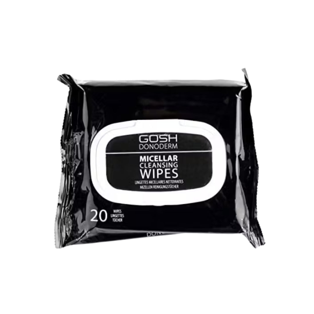 GOSH Donoderm Micellar Cleansing Wipes - 20stk - Makeup lagersalg