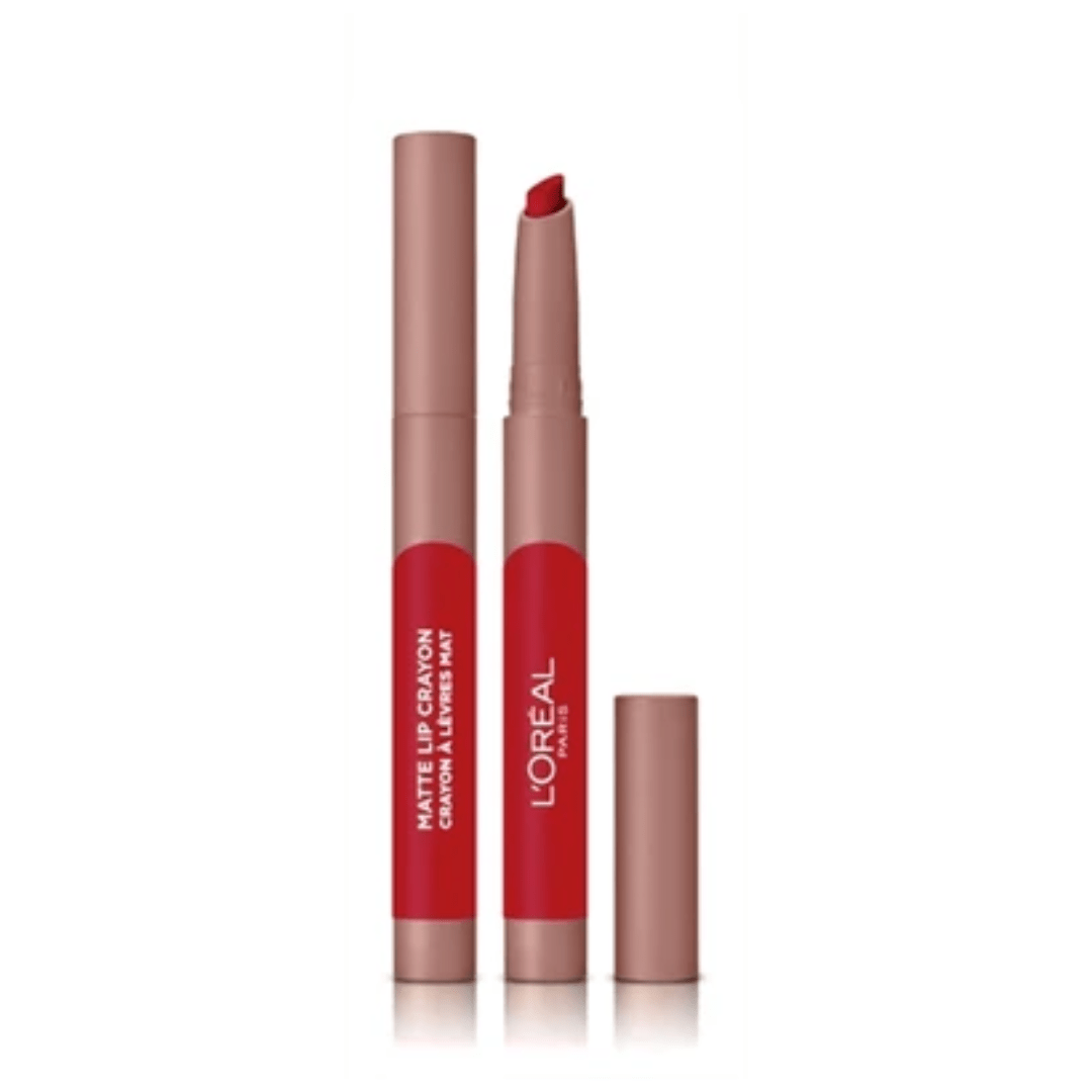 Lóreal Paris Matte Lip Crayon 110 Caramel Rebel 1.3 g - Makeup lagersalg