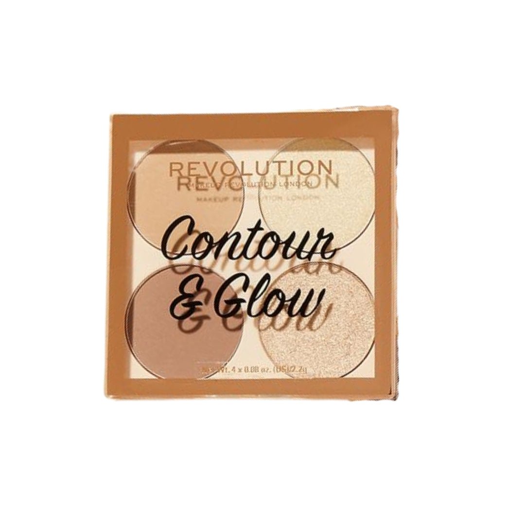 Makeup Revolution Contour & Glow Bronzing Palette Vegan 8,8g - Makeup lagersalg