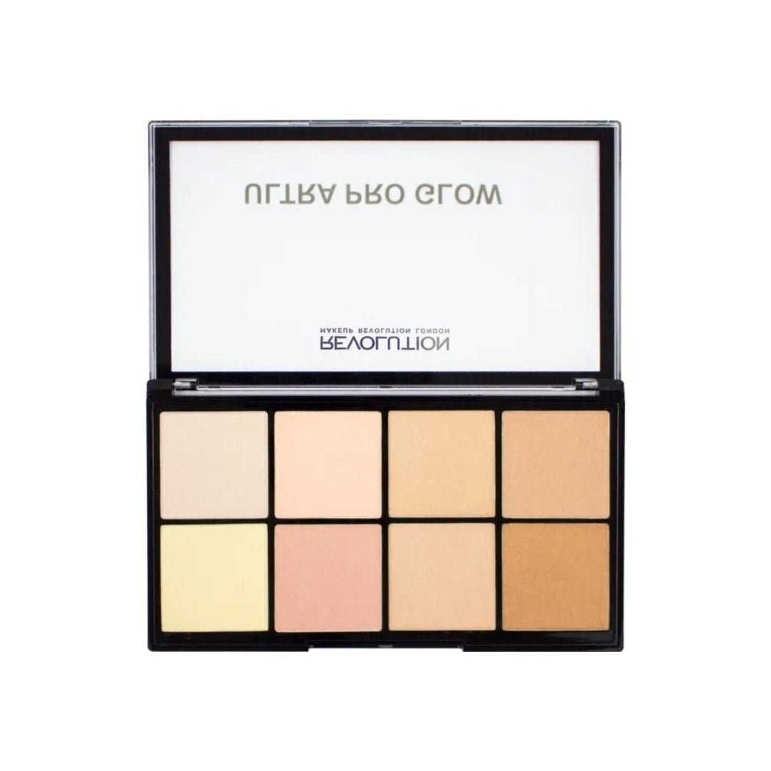 Makeup Revolution Ultra Pro Glow Palette 20g - Makeup lagersalg