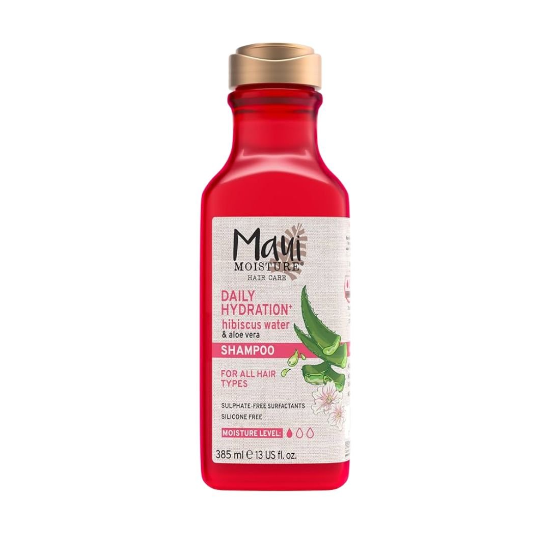 Maui Moisture Lightweight Hydration Hibiscus Water & Aloe Vera Shampoo for All Hair Types 385ml - Makeup lagersalg