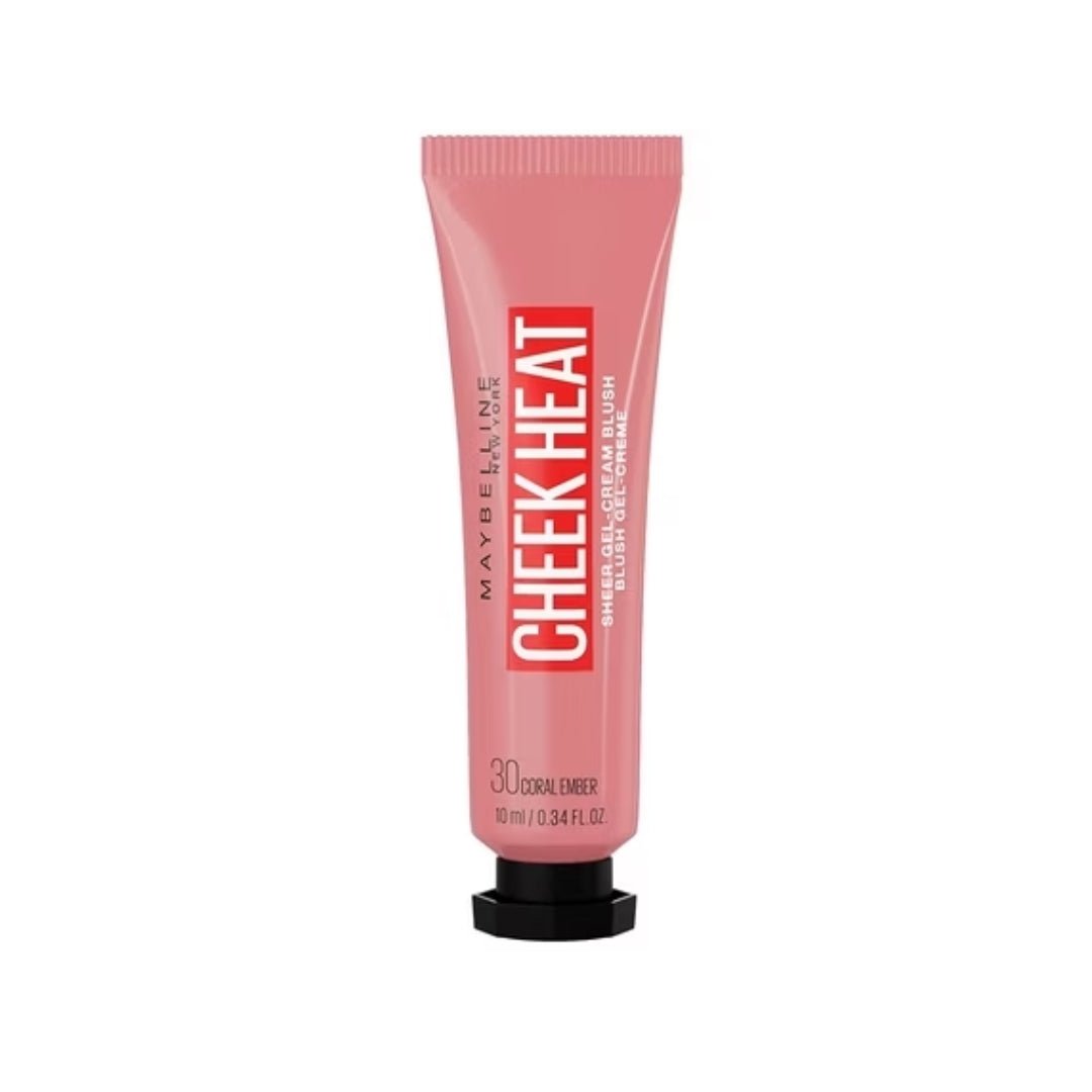 Maybelline Cream blush Cheek Heat 30 Coral Ember 10ml - Makeup lagersalg