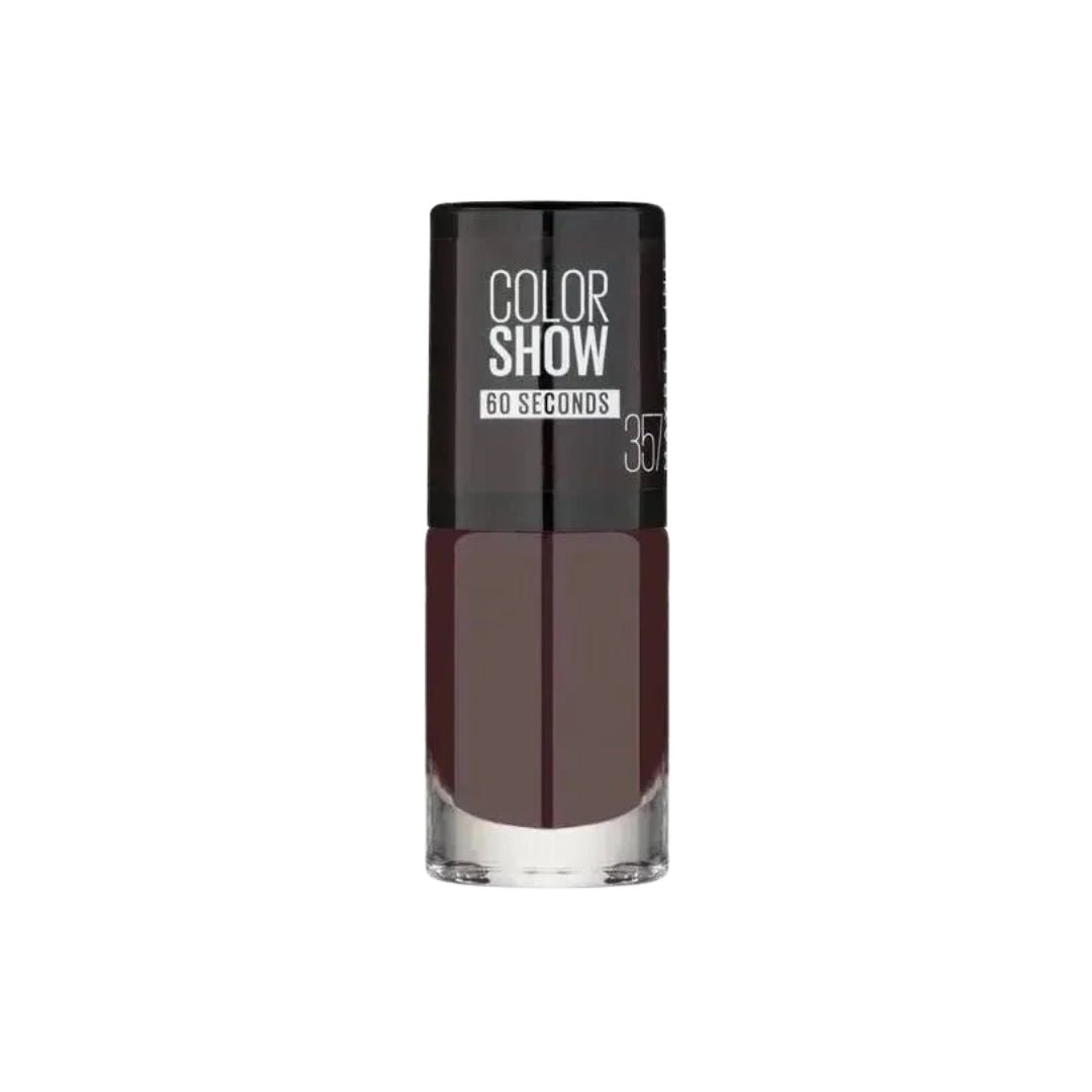 Maybelline Neglelak Colorshow Burgundy Kiss 357 - Makeup lagersalg