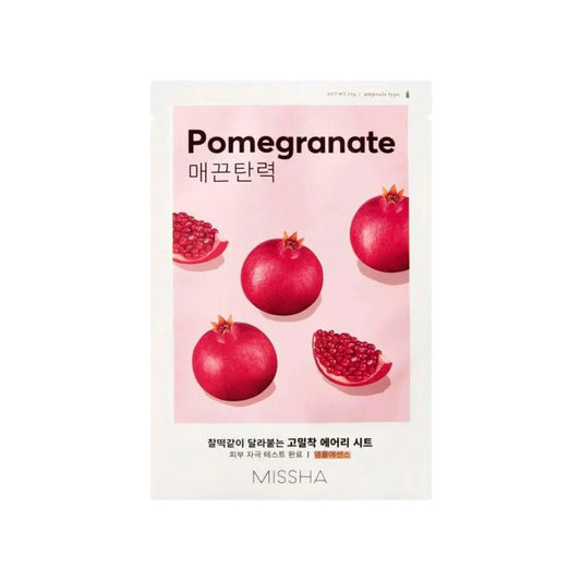Missha Airy Fit Sheet Mask Pomegranate - Makeup lagersalg