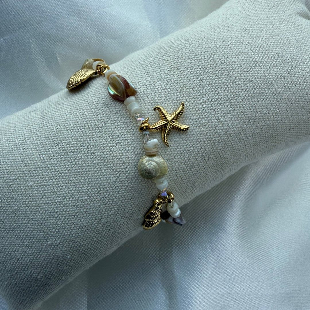 Ocean Treasures Armbånd 18K Guldbelagt - Makeup lagersalg