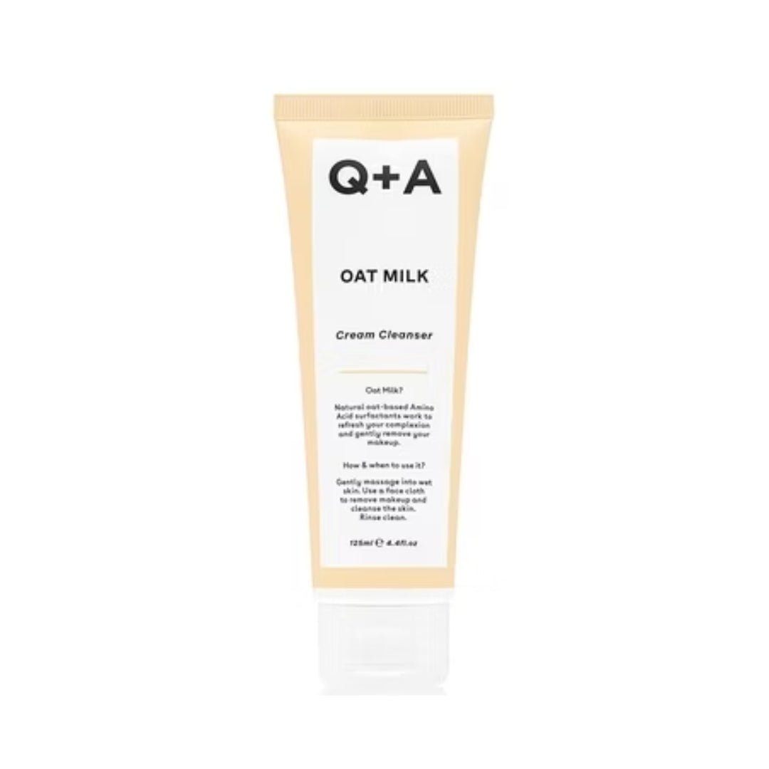 Q+A Oat Milk Cream Cleanser 125ml - Makeup lagersalg