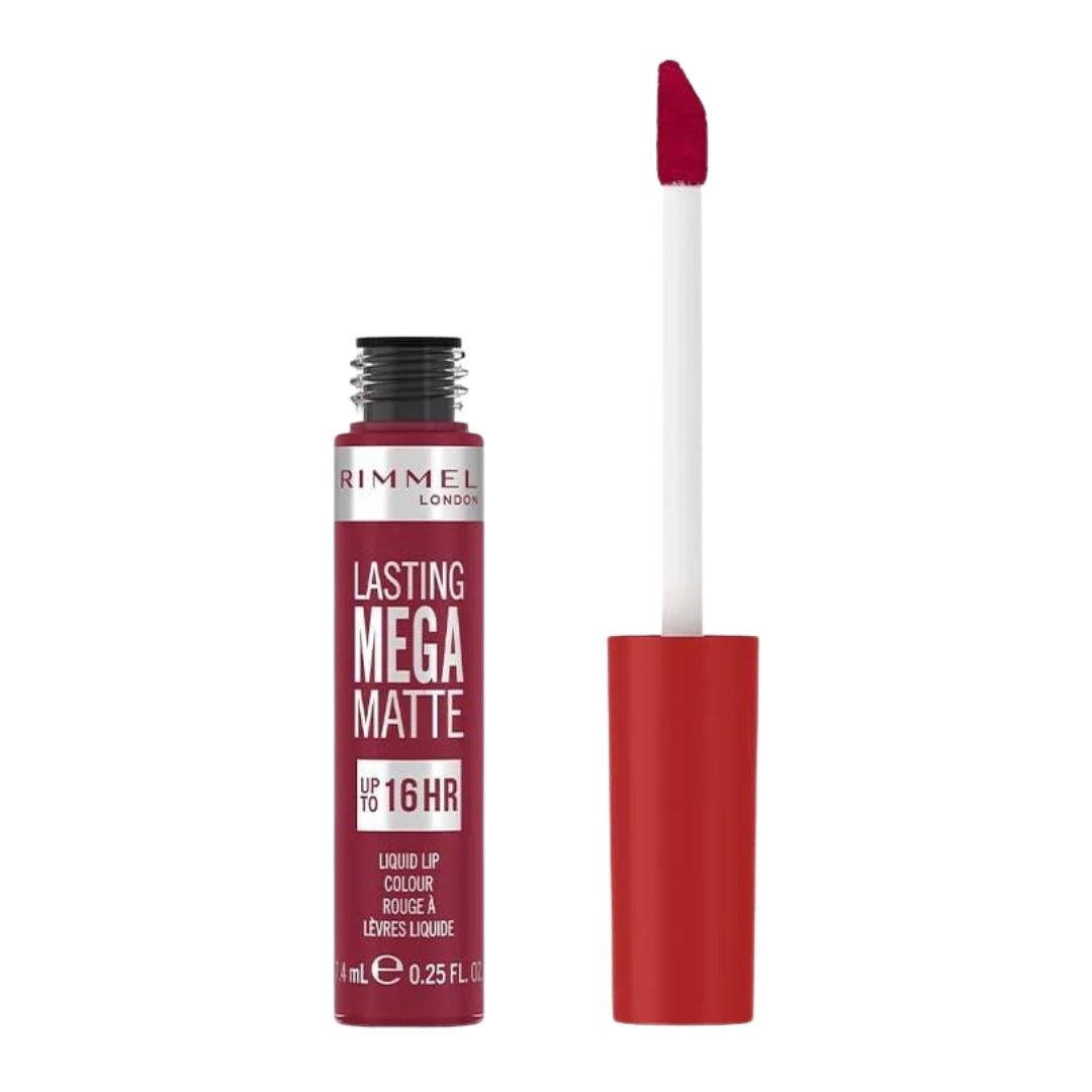 Rimmel London Lasting Mega Matte Liquid Lipstick 930 Ruby Passion 7.4ml - Makeup lagersalg