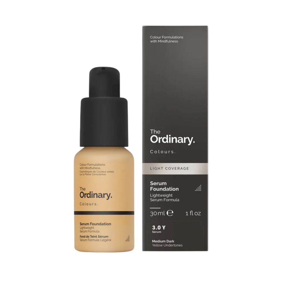 The Ordinary Lightweight Serum Foundation 30ml 3.0Y - Makeup lagersalg