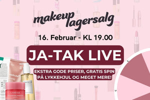 MAKEUP LAGERSALG - JA TAK LIVE / VILDE TILBUD & LYKKEHJUL! 💄