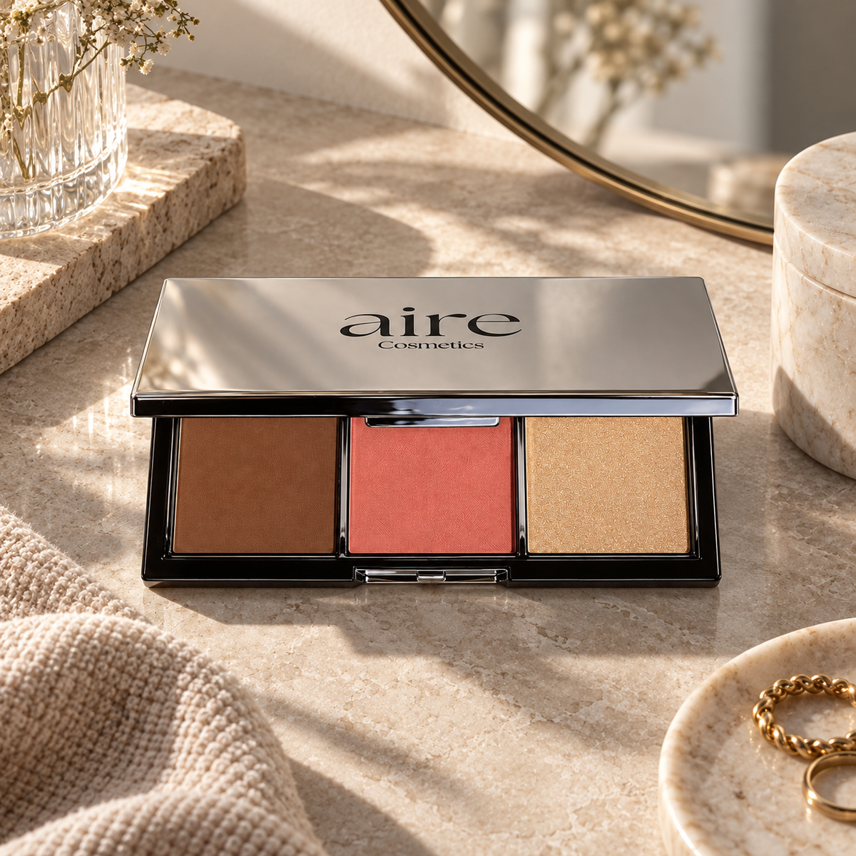 Aire Pressed Powder Contour Palette 3x2g