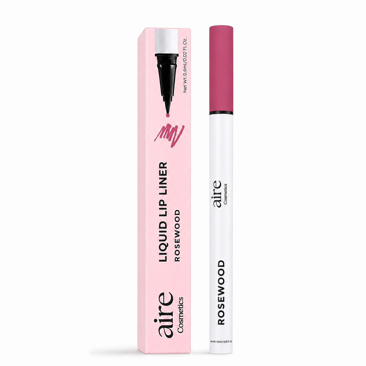 Aire Cosmetics Liquid Lip Liner Rosewood 0.6ml