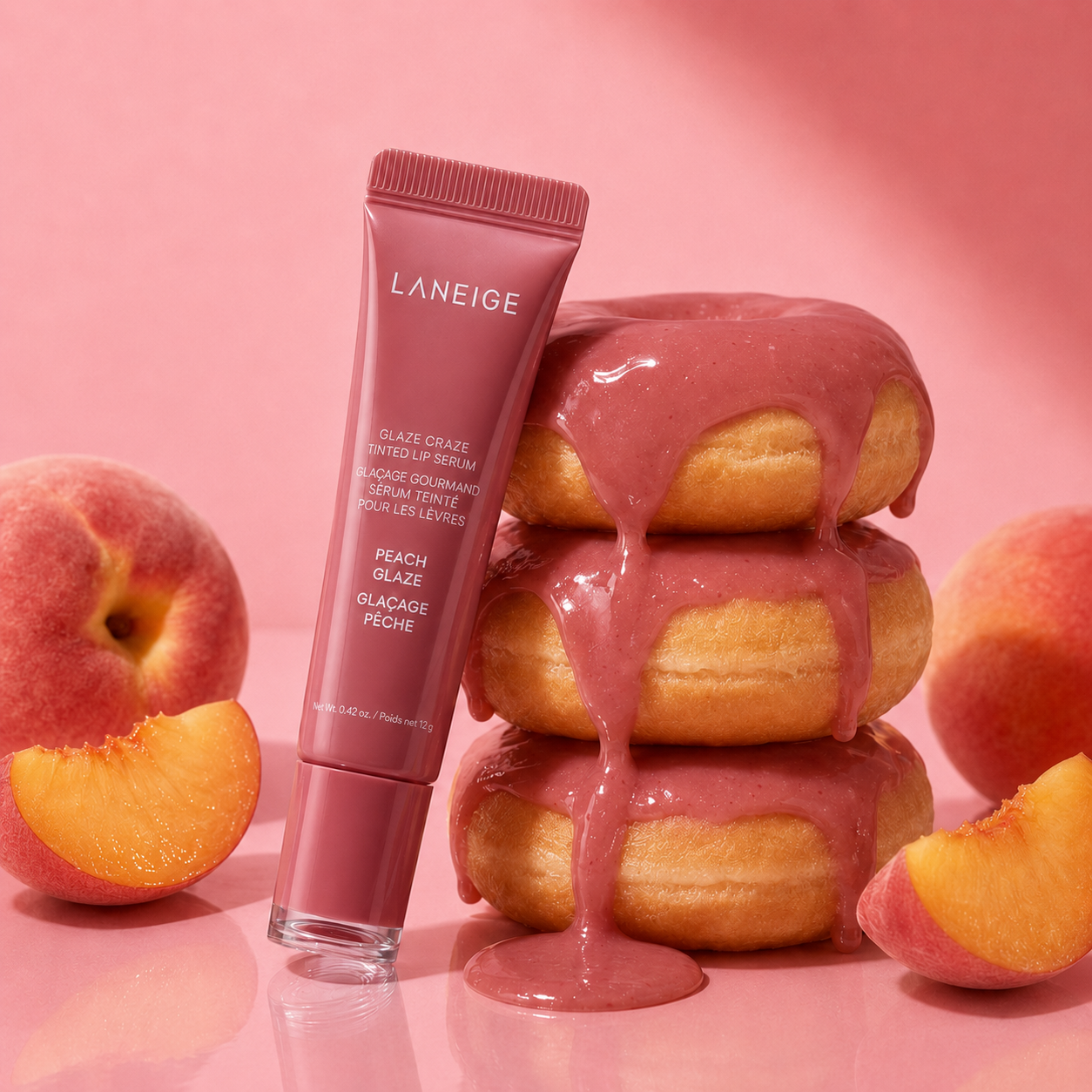 Laneige Glaze Craze Tinted Lip Serum In Peach Glaze 12g