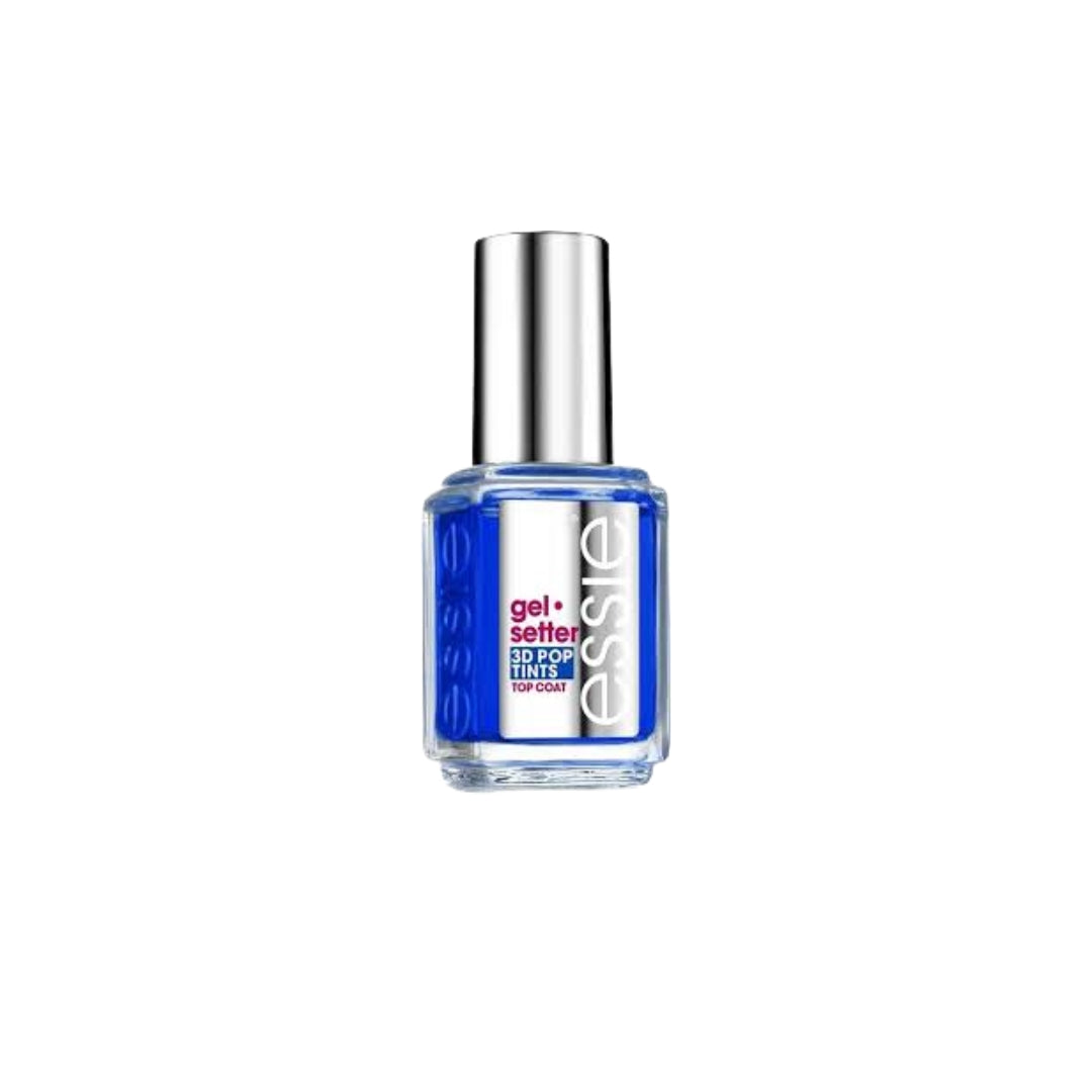 Essie Gel-setter 3D Gel Effect Tinted Top Coat - 10 Birds Eye Blue 13.5ml