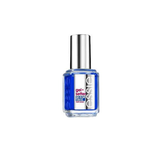 Essie Gel-setter 3D Gel Effect Tinted Top Coat - 10 Birds Eye Blue 13.5ml