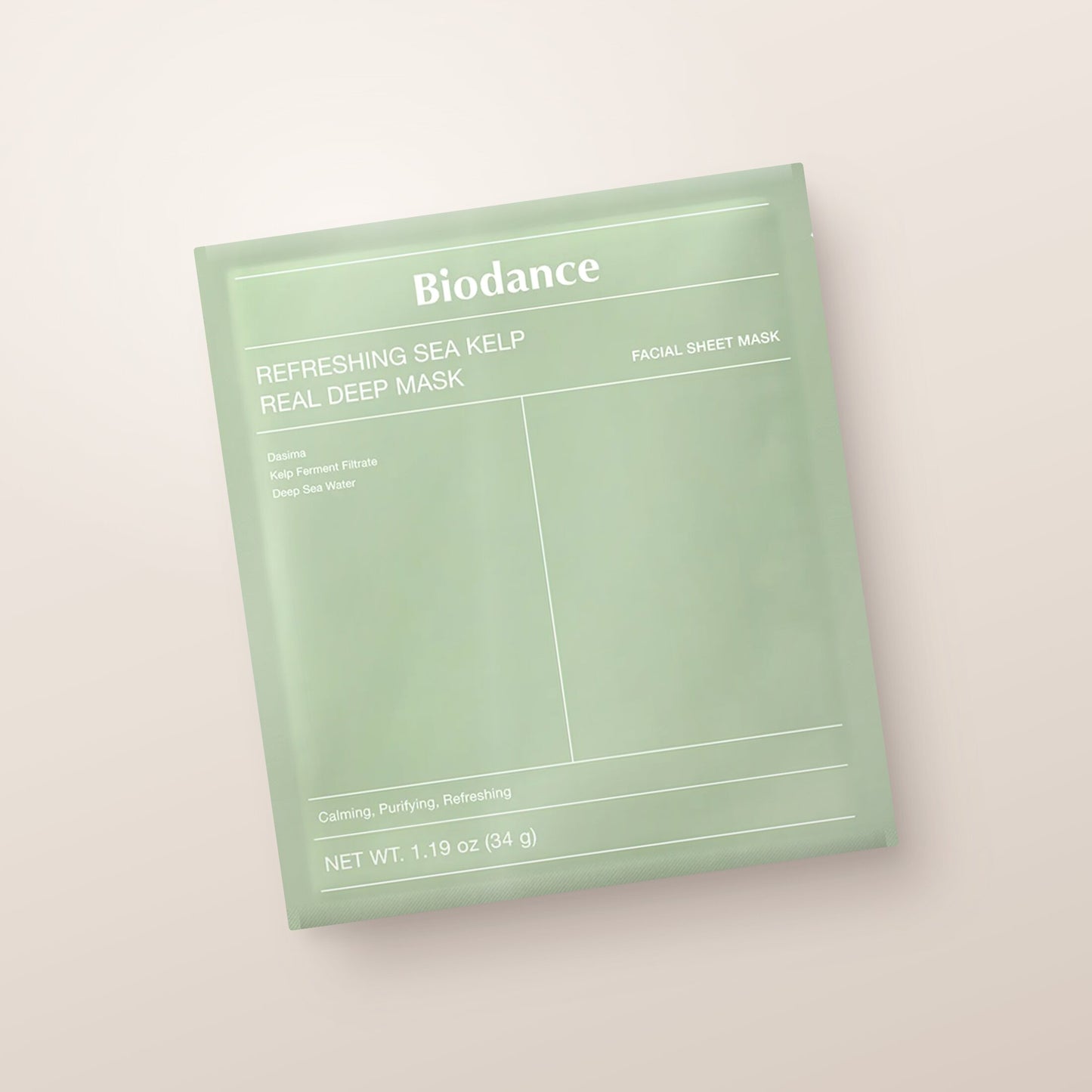 Biodance Refreshing Sea Kelp Real Deep Mask 1 stk.