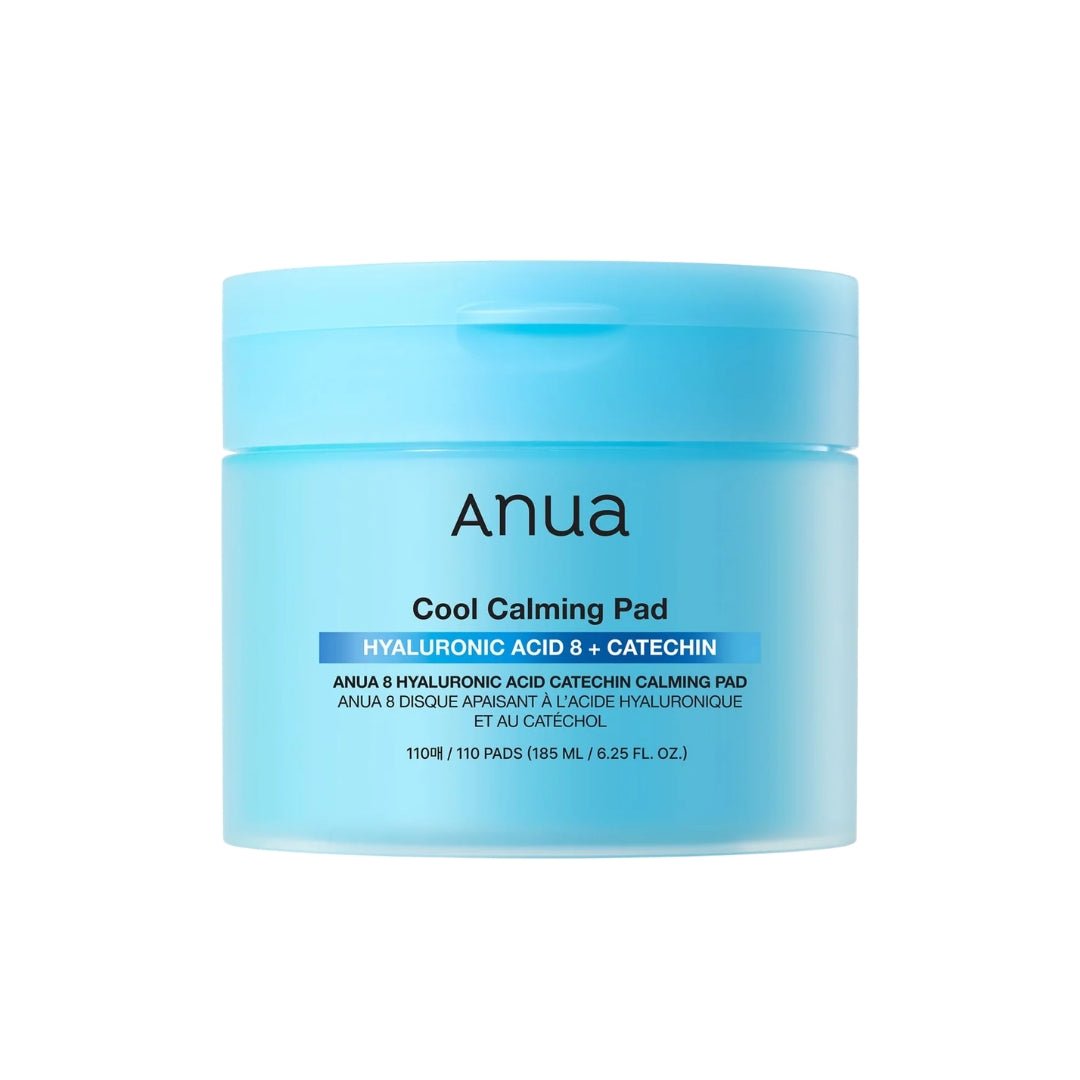 Anua 8 Hyaluronic Acid Catechin Calming Pad 185ml 110 stk. - Makeup lagersalg