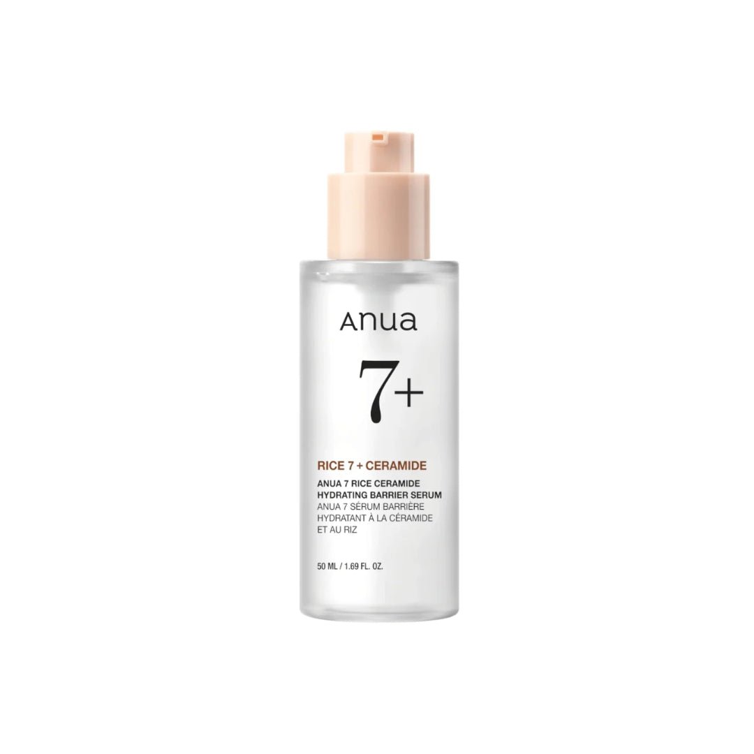 Anua Rice 7+ Ceramide Hydrating Barrier Serum 50ml - Makeup lagersalg