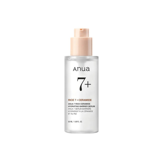 Anua Rice 7+ Ceramide Hydrating Barrier Serum 50ml - Makeup lagersalg