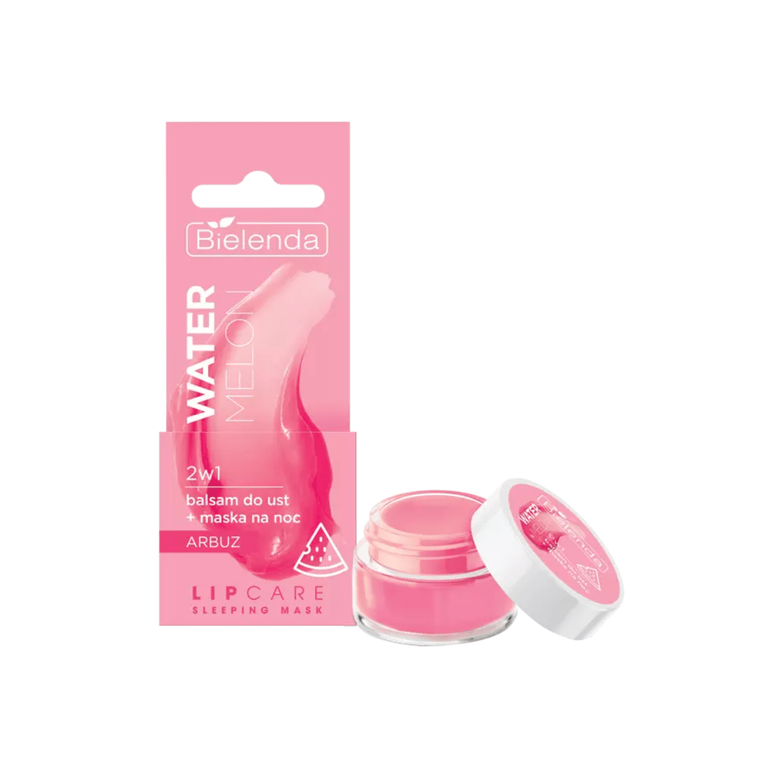 Bielenda Lip Care Sleeping Mask Watermelon 10g - Makeup lagersalg