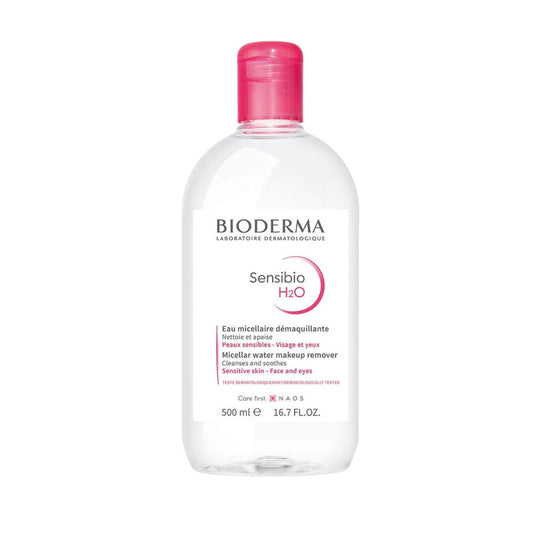 Bioderma Sensibio H2O Solution Micellaire Cleanser Makeup Remover 500ml - Makeup lagersalg