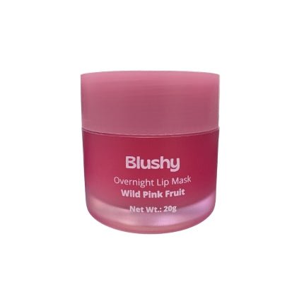 Blushy Overnight Lip Mask Wild Pink Fruit 20g - Makeup lagersalg