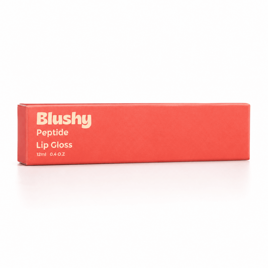 Blushy Peptide Lip Gloss 12 Rose 12ml - Makeup lagersalg