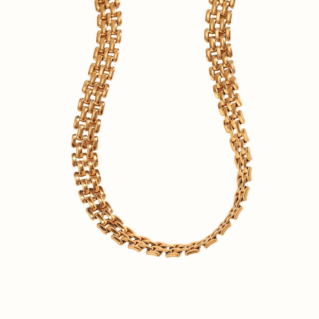 Cleo Halskæde 18K Guldbelagt - Makeup lagersalg