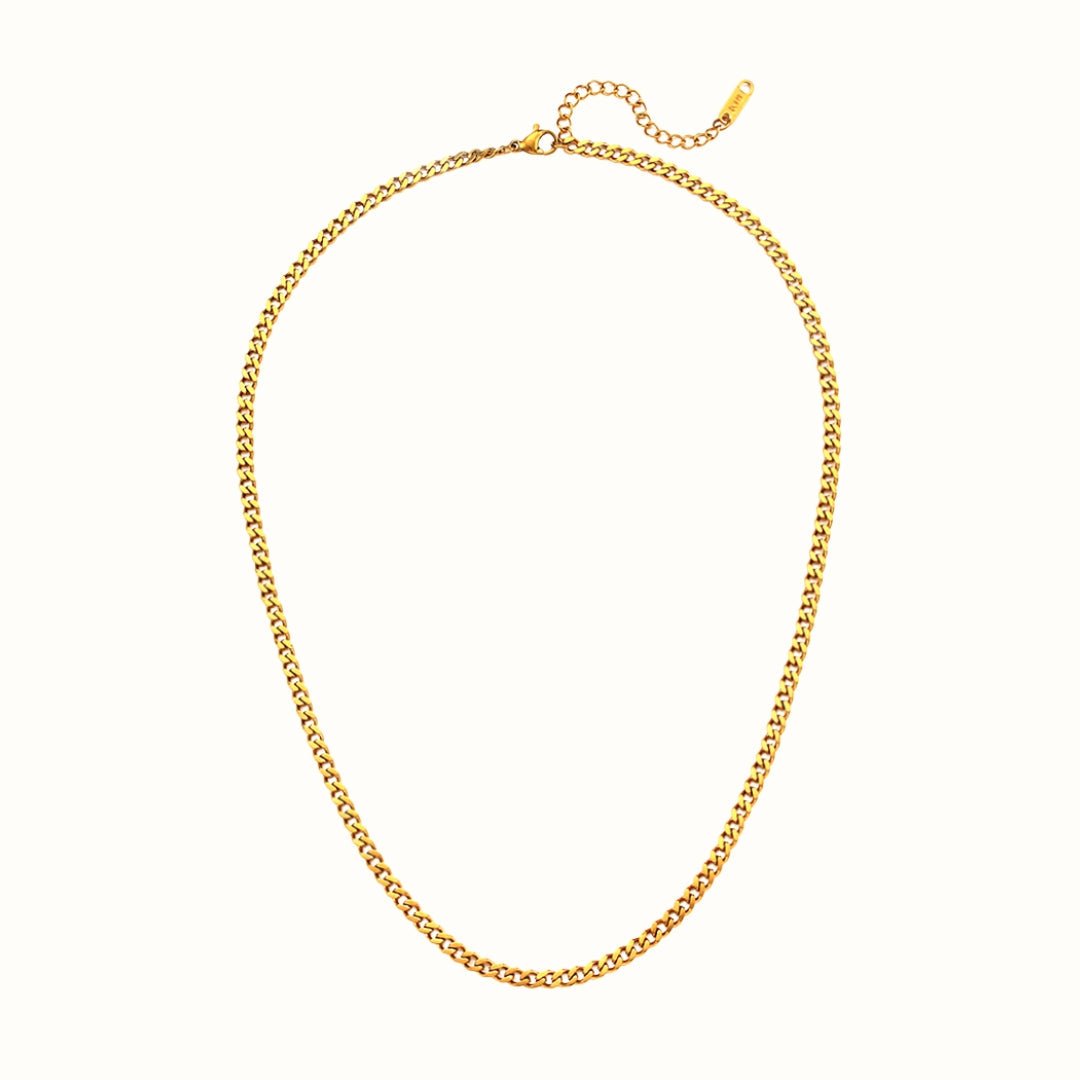 Core Chain Halskæde 18K Guldbelagt - Makeup lagersalg
