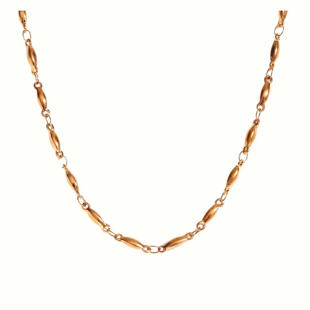 Corelle - Aline Chain Halskæde - 18K Guldbelagt - Makeup lagersalg