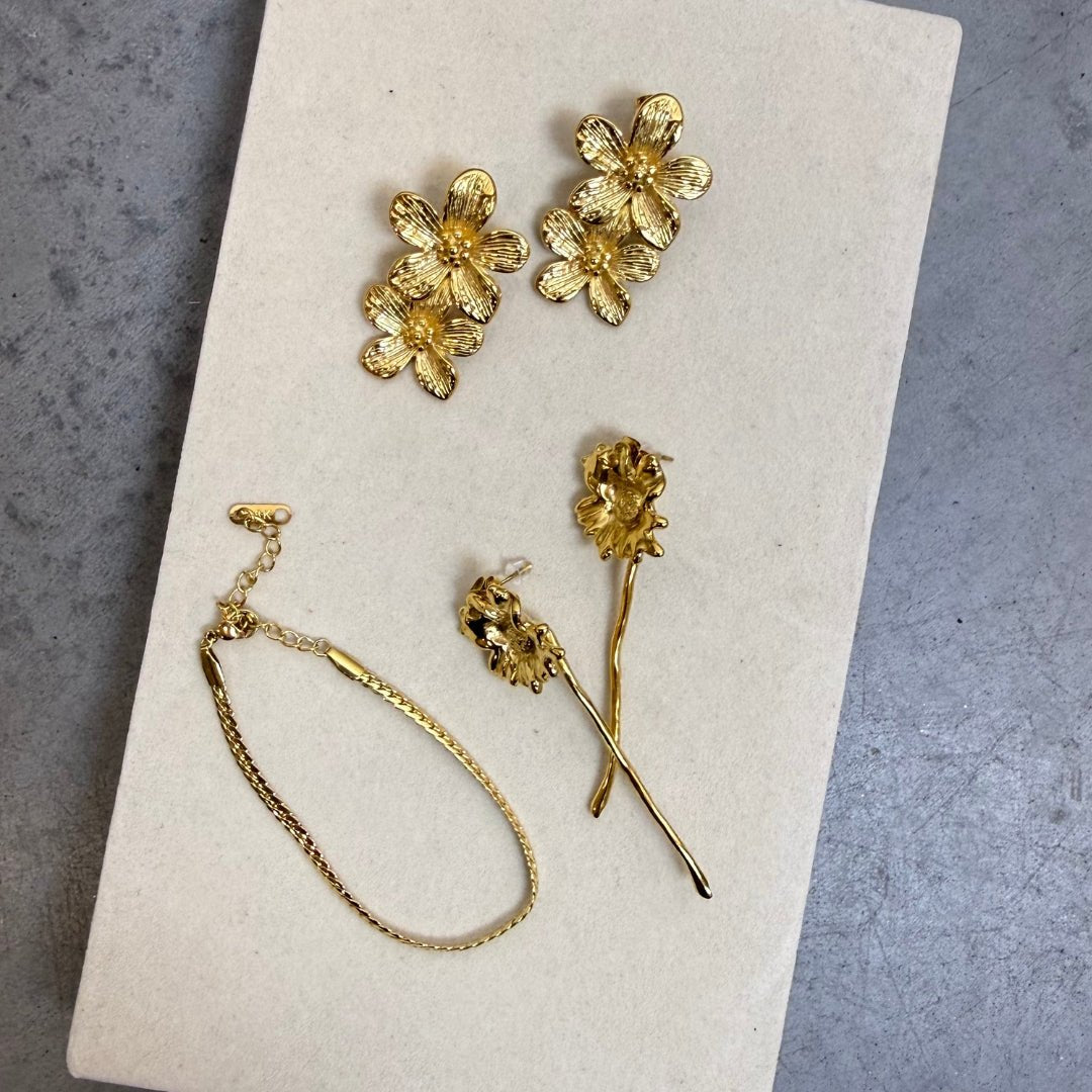 Corelle - Elara Snake Armbånd 18K Guldbelagt - Makeup lagersalg