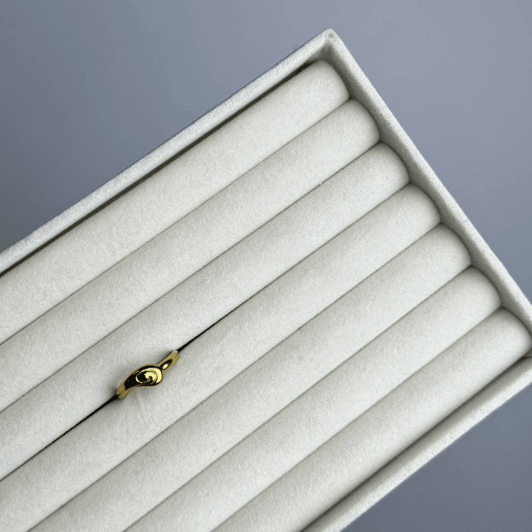 Corelle - Flow Ring - 18K Guldbelagt - Makeup lagersalg