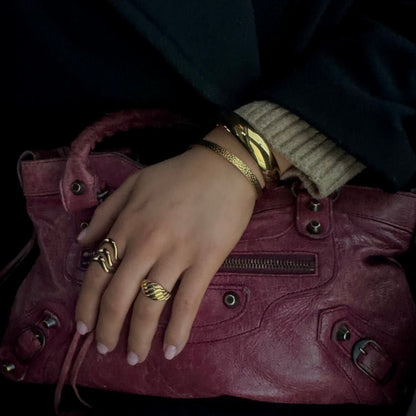 Corelle - Glow Bar Armbånd - 18K Guldbelagt - Makeup lagersalg