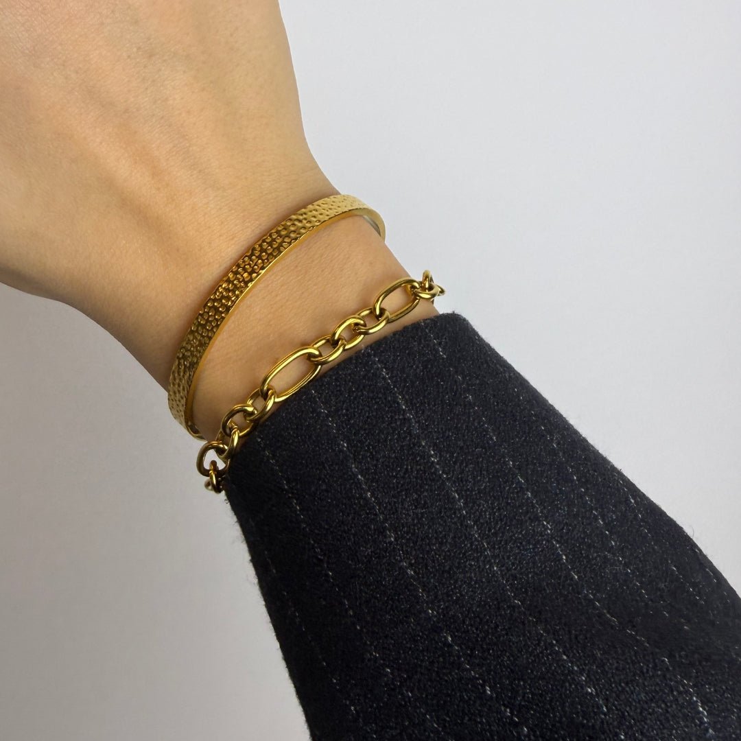 Corelle - Glow Bar Armbånd - 18K Guldbelagt - Makeup lagersalg