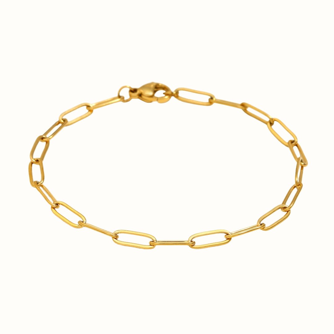 Corelle - Link Fine Armbånd - 18K Guldbelagt - Makeup lagersalg