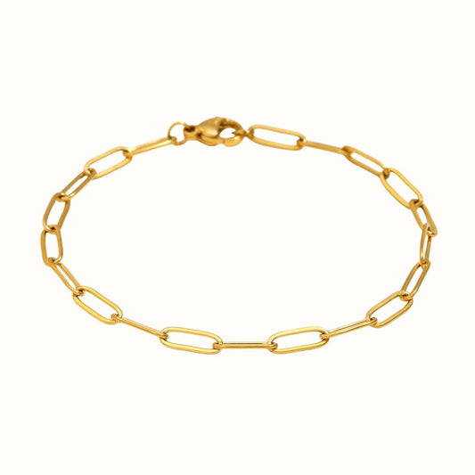 Corelle - Link Fine Armbånd - 18K Guldbelagt - Makeup lagersalg