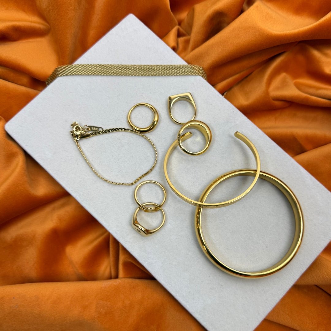 Corelle - Mesh Chain Armbånd - 18K Guldbelagt - Makeup lagersalg