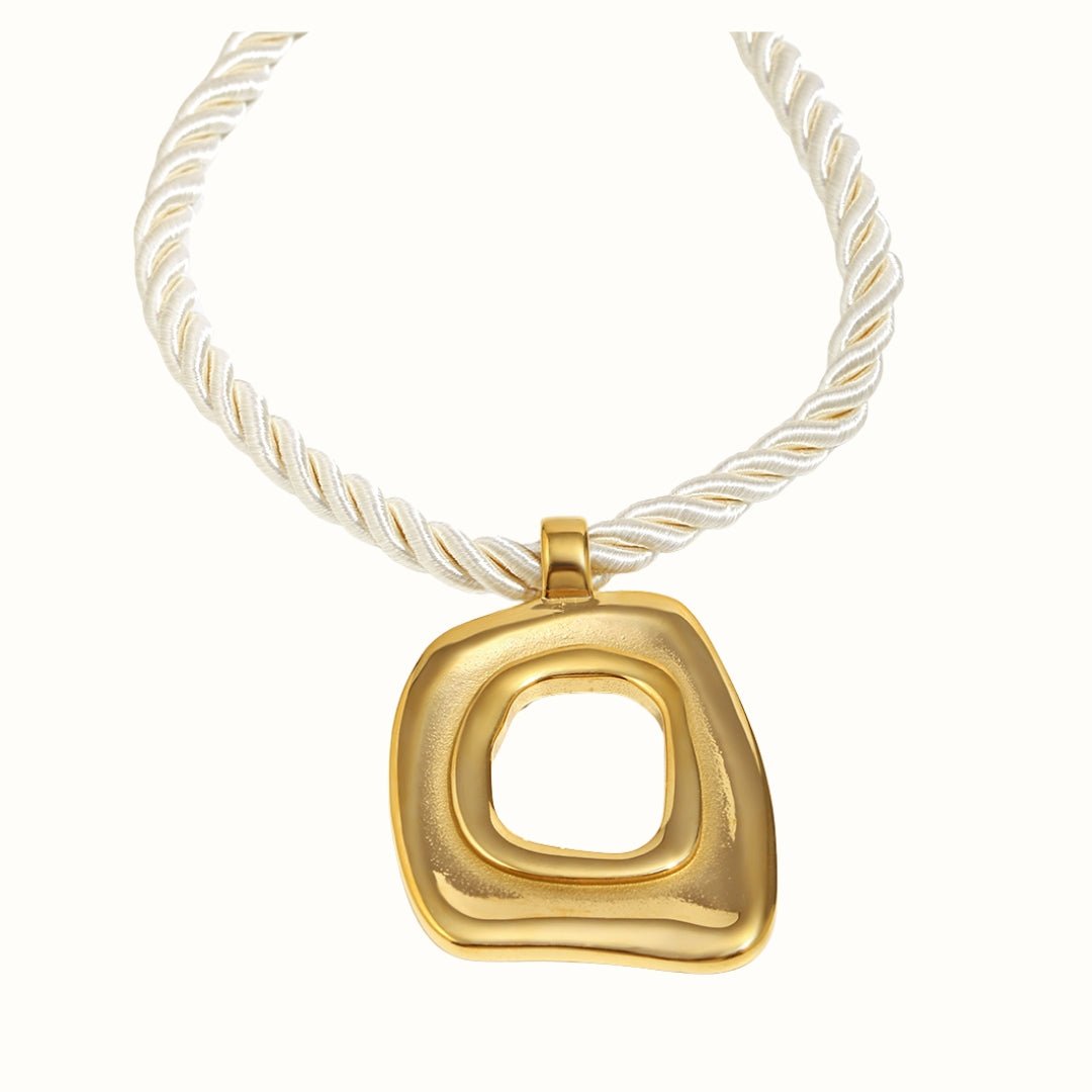 Corelle - Sculpt Rope Halskæde - 18K Guldbelagt - Makeup lagersalg