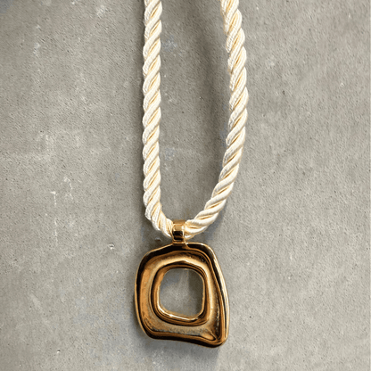 Corelle - Sculpt Rope Halskæde - 18K Guldbelagt - Makeup lagersalg