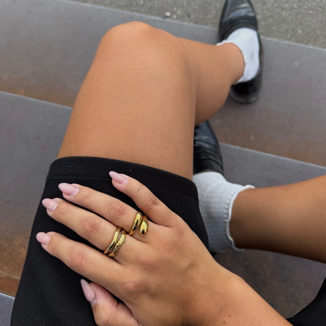 Corelle - Soft Edge Ring 18K Guldbelagt - Makeup lagersalg