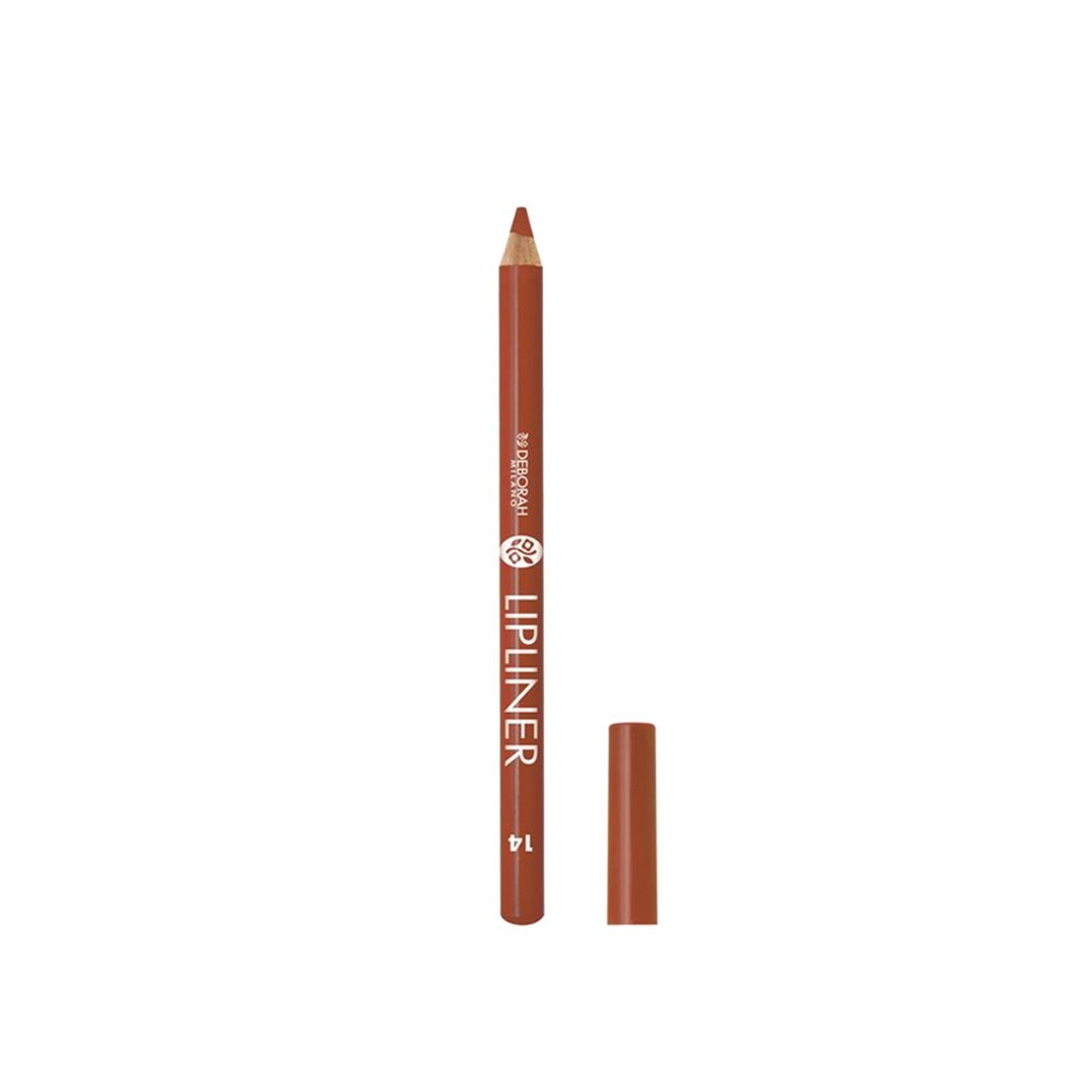 Deborah Lip Liner Lip Pencil 14 Nude Caramel 1g - Makeup lagersalg