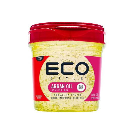 ECOCO Moroccan Argan Oil Styling Gel 8 Fluid Ounce - Makeup lagersalg