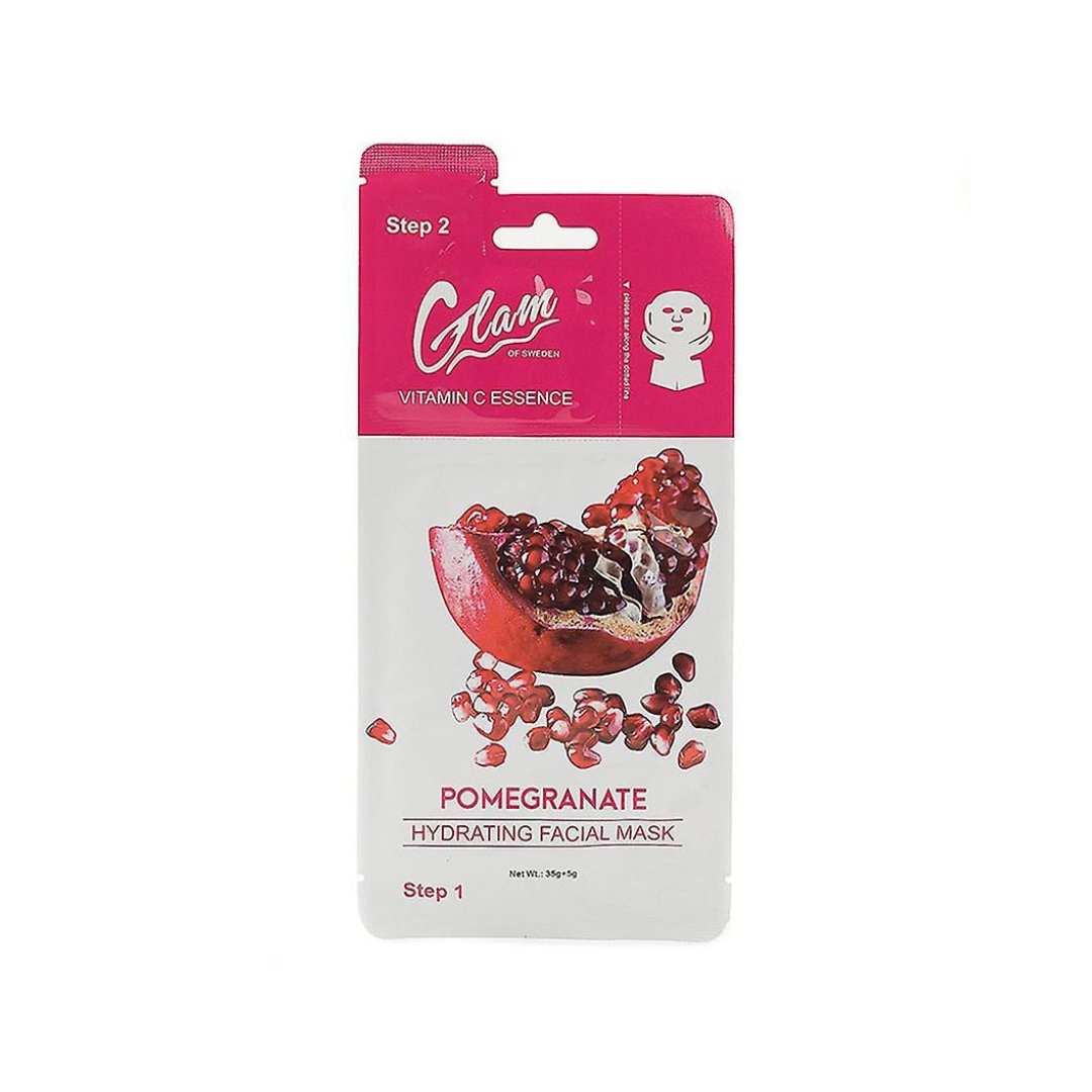 Glam Hydrating Facial Mask - Pomegranate - Makeup lagersalg