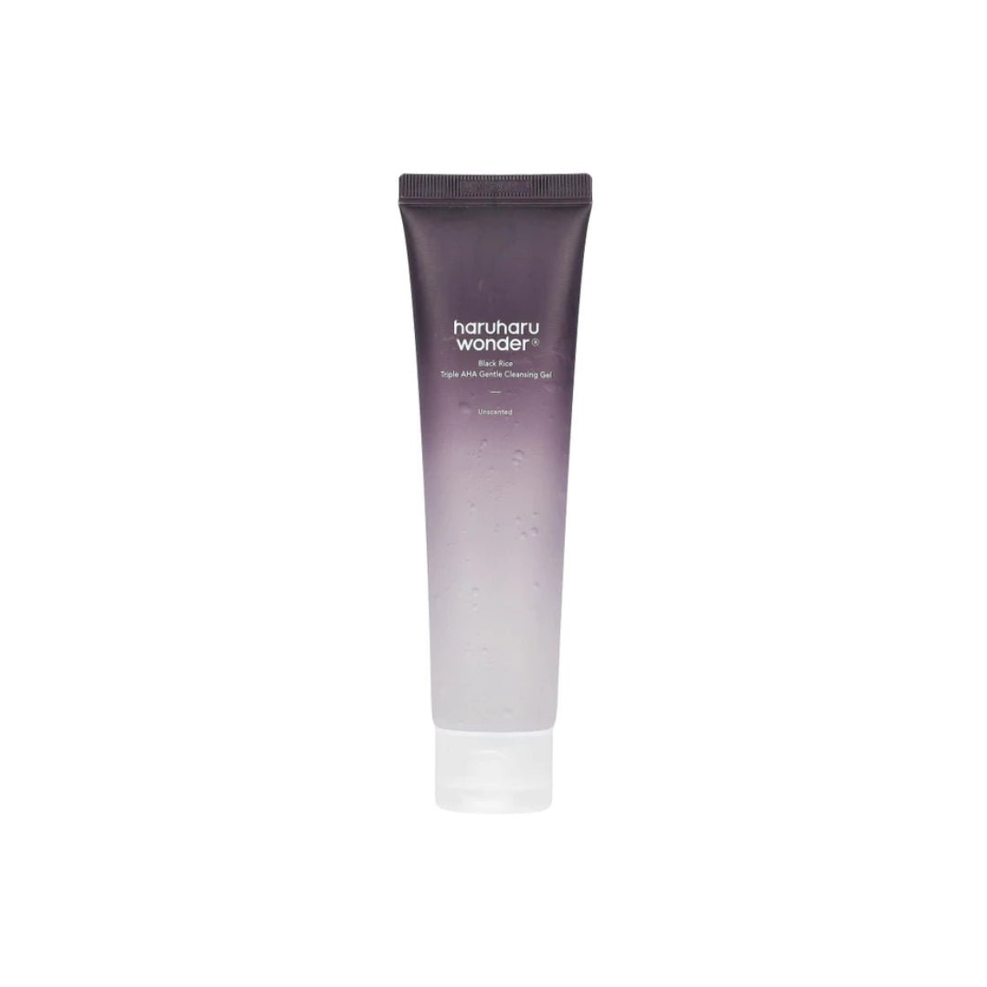 HaruHaru Wonder Black RiceTriple AHA Gentle Cleansing Gel 100ml - Makeup lagersalg